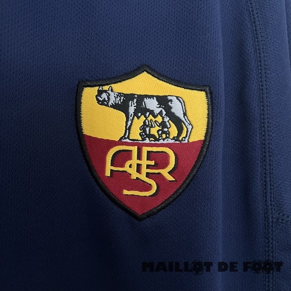 Foot Maillot Pas Cher Third Maillot As Roma Retro 2000 2001 Bleu