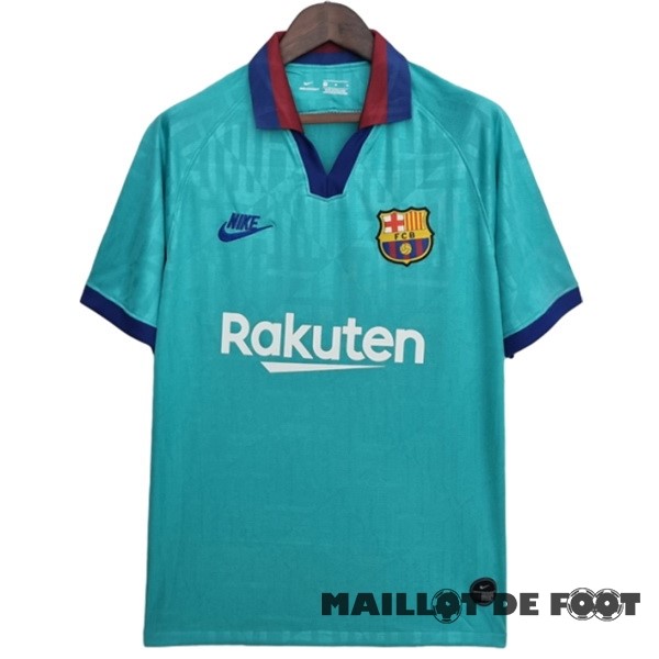 Foot Maillot Pas Cher Third Maillot Barcelona Retro 2019 2020 Vert