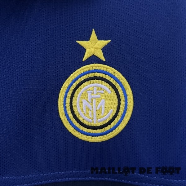 Foot Maillot Pas Cher Third Maillot Inter Milán Retro 1998 1999 Bleu