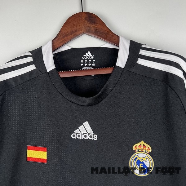 Foot Maillot Pas Cher Third Maillot Real Madrid Retro 2008 2009 Noir