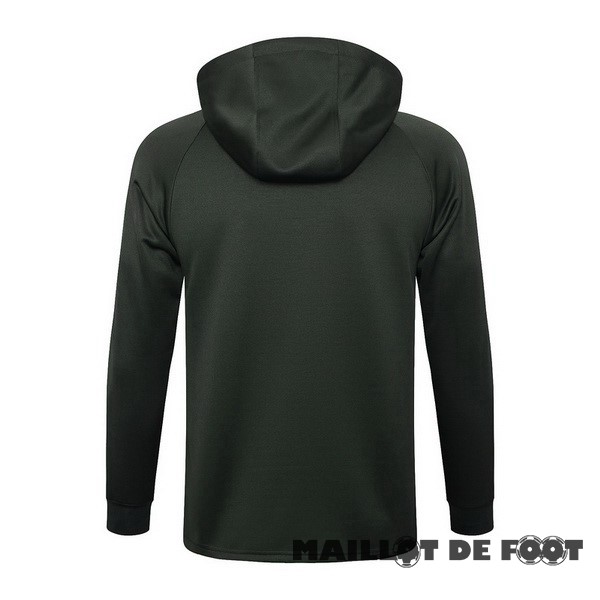 Foot Maillot Pas Cher Veste Con Capucha Barcelona 2023 2024 Vert Marine