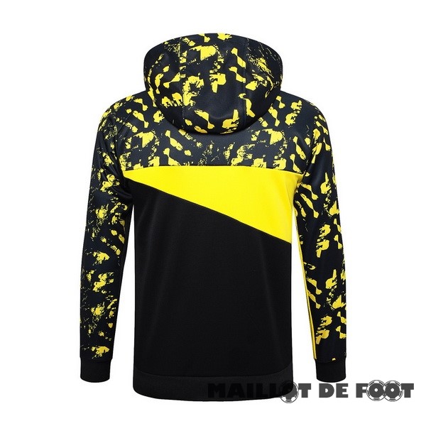 Foot Maillot Pas Cher Veste Con Capucha Borussia Dortmund 2023 2024 Noir Jaune