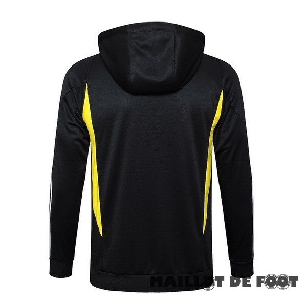 Foot Maillot Pas Cher Veste Con Capucha Juventus 2023 2024 Noir Jaune