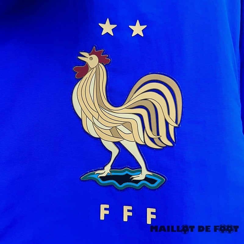 Foot Maillot Pas Cher Coupe Vent France 2024 Bleu I Blanc
