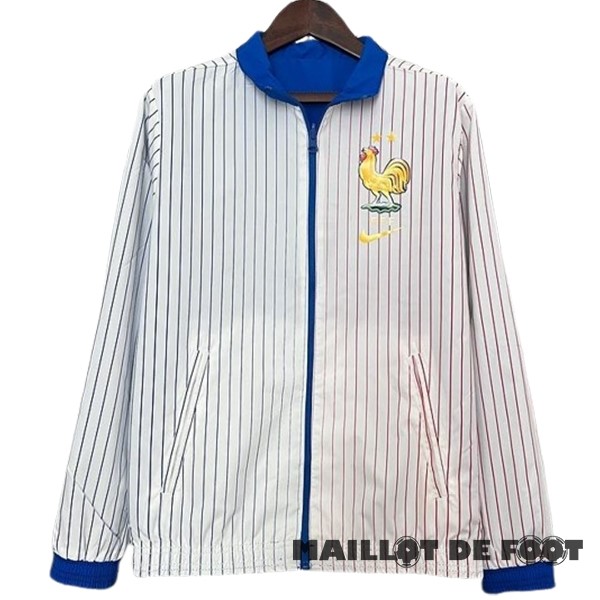 Foot Maillot Pas Cher Coupe Vent France 2024 Bleu I Blanc