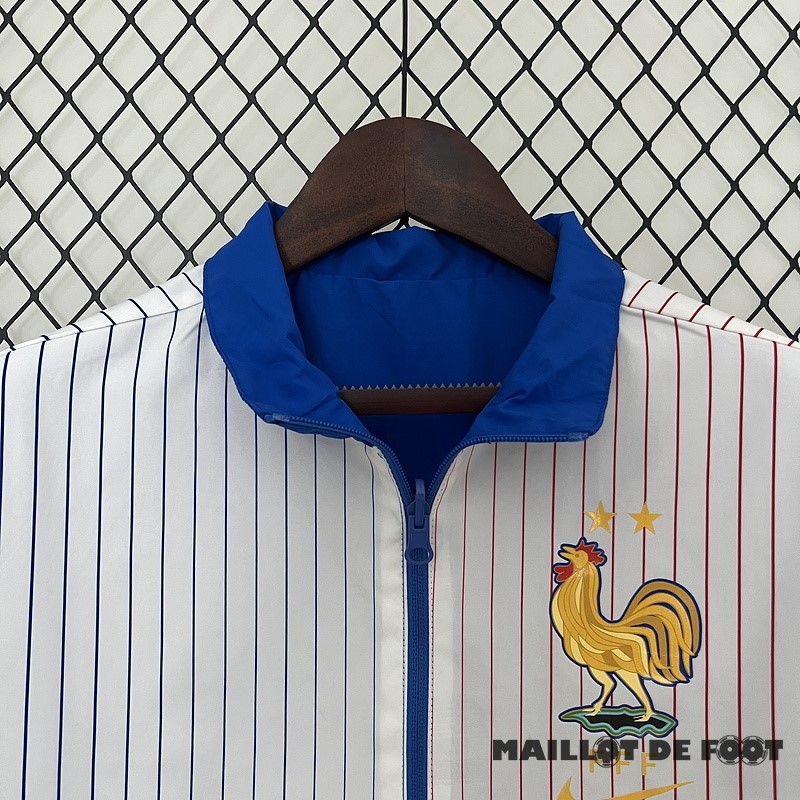 Foot Maillot Pas Cher Coupe Vent France 2024 Bleu I Blanc