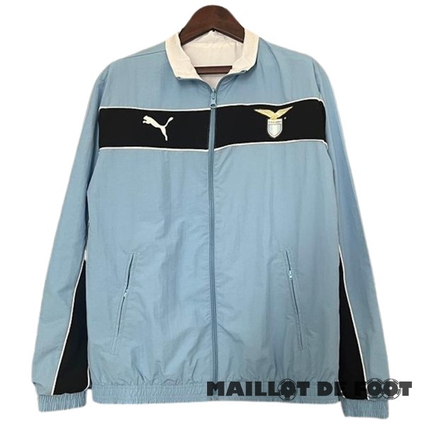 Foot Maillot Pas Cher Coupe Vent Lazio 2024 2025 Bleu Blanc