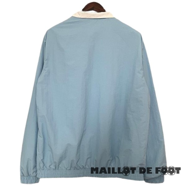Foot Maillot Pas Cher Coupe Vent Lazio 2024 2025 Bleu Blanc