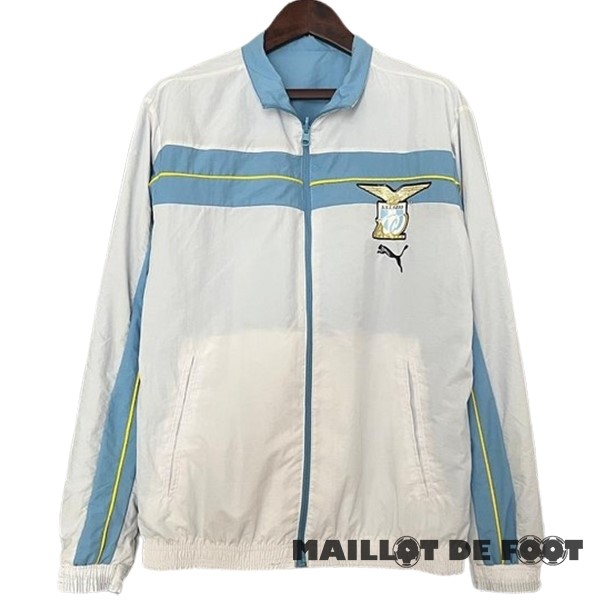 Foot Maillot Pas Cher Coupe Vent Lazio 2024 2025 Bleu Blanc
