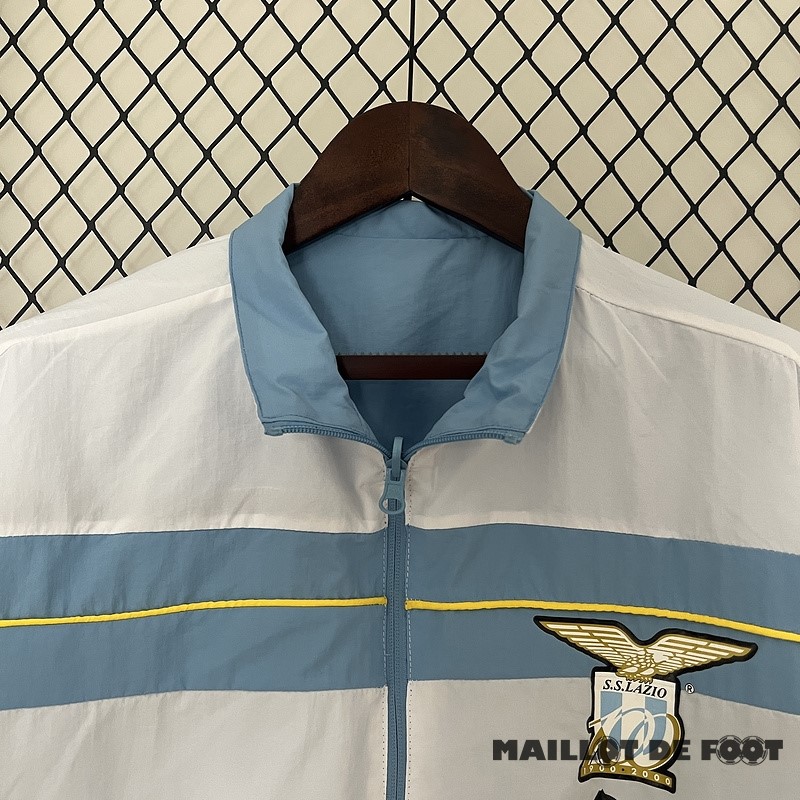 Foot Maillot Pas Cher Coupe Vent Lazio 2024 2025 Bleu Blanc