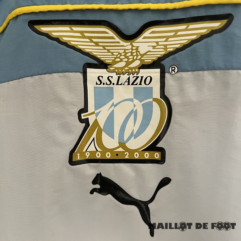 Foot Maillot Pas Cher Coupe Vent Lazio 2024 2025 Bleu Blanc