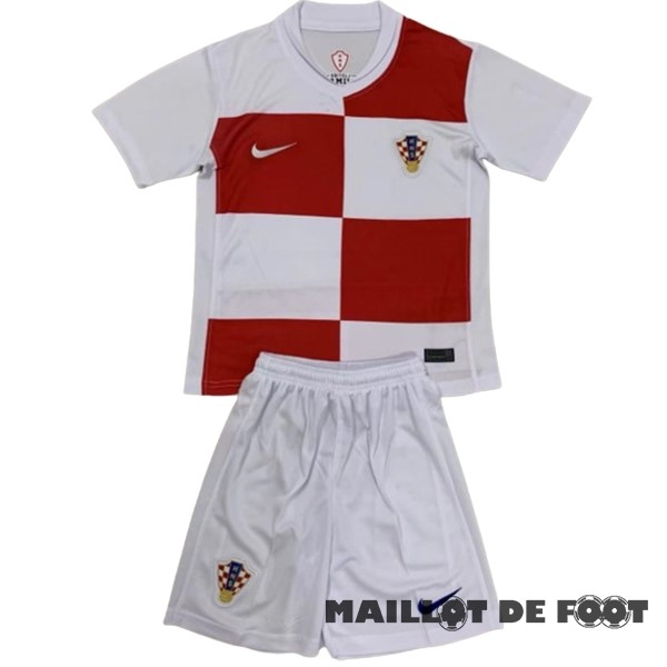 Foot Maillot Pas Cher Domicile Conjunto De Enfant Croatie 2024
