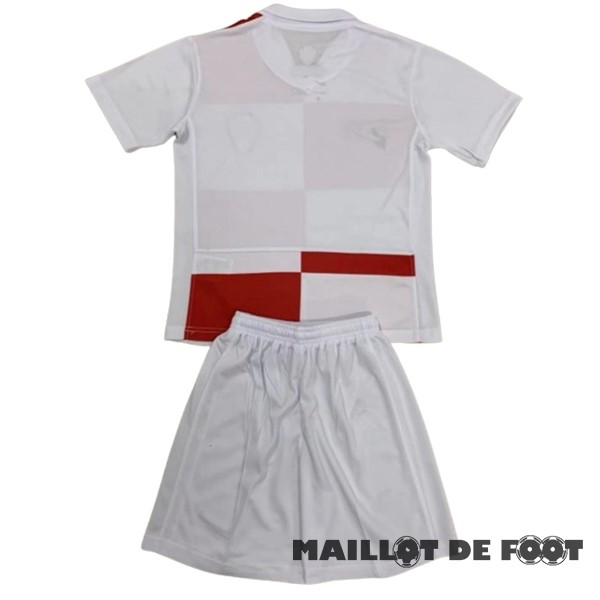 Foot Maillot Pas Cher Domicile Conjunto De Enfant Croatie 2024