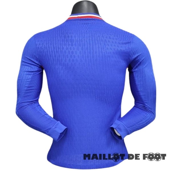 Foot Maillot Pas Cher Domicile Joueurs Manches Longues France 2024
