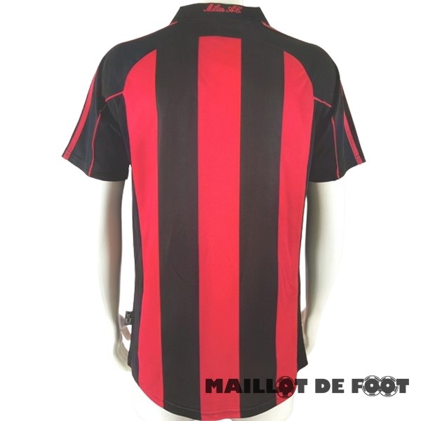 Foot Maillot Pas Cher Domicile Maillot AC Milan Retro 2000 2002
