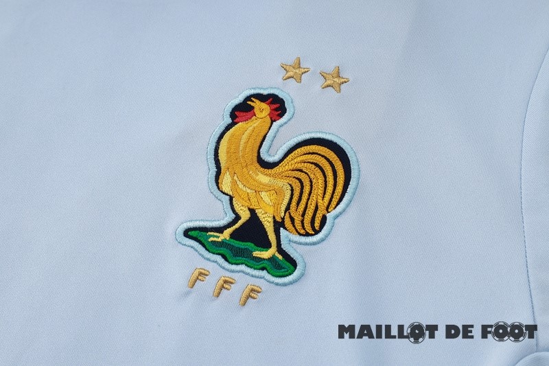 Foot Maillot Pas Cher Entrainement Ensemble Complet France 2024 Bleu