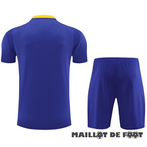 Foot Maillot Pas Cher Entrainement Ensemble Complet Inter Milán 2024 2025 Purpura Jaune