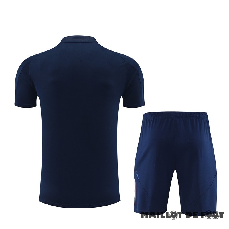 Foot Maillot Pas Cher Entrainement Ensemble Complet Italie 2024 Bleu