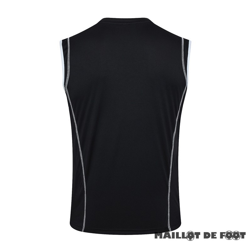 Foot Maillot Pas Cher Entrainement Sans Manches AS Roma 2023 2024 Noir