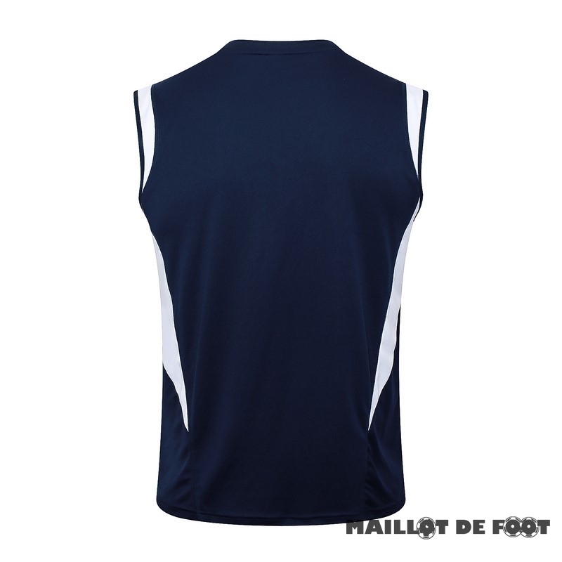Foot Maillot Pas Cher Entrainement Sans Manches Italie 2024 Bleu Marine
