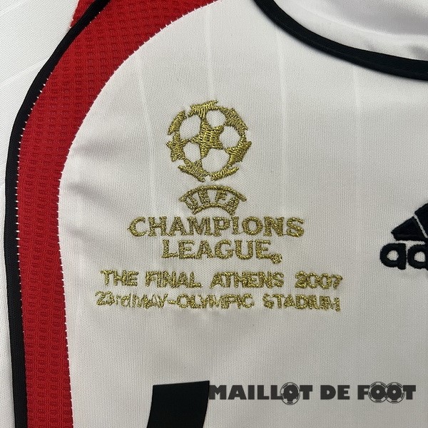 Foot Maillot Pas Cher Exterieur Conjunto De Enfant AC Milan Retro 2006 2007