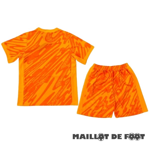 Foot Maillot Pas Cher Gardien Conjunto De Enfant Angleterre 2024 Orange
