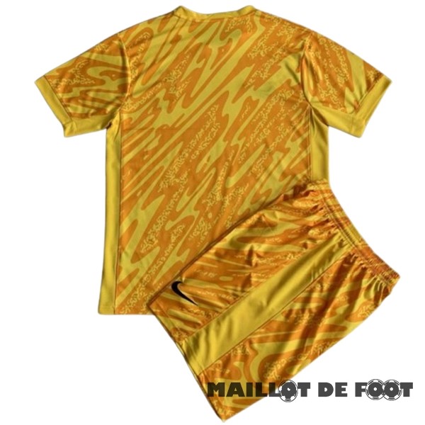 Foot Maillot Pas Cher Gardien Conjunto De Enfant France 2024 Jaune