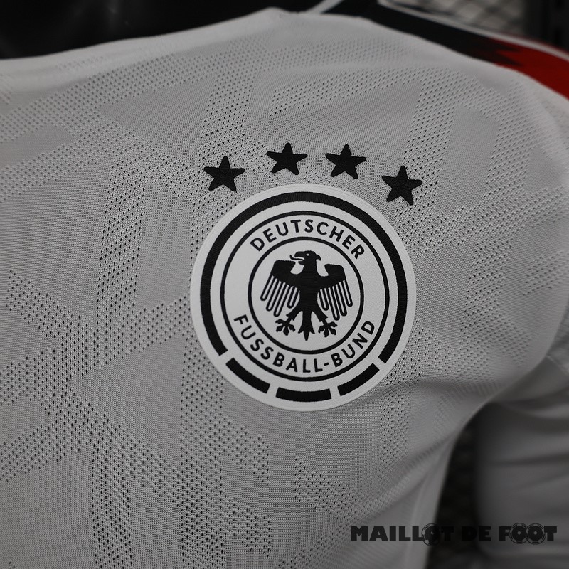 Foot Maillot Pas Cher Joueurs Domicile Manches Longues Allemagne 2024 Blanc