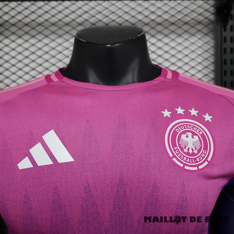 Foot Maillot Pas Cher Joueurs Exterieur Manches Longues Allemagne 2024 Purpura