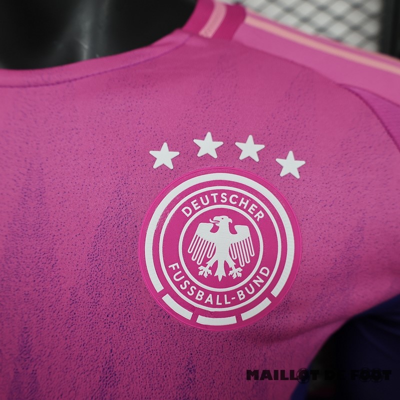 Foot Maillot Pas Cher Joueurs Exterieur Manches Longues Allemagne 2024 Purpura
