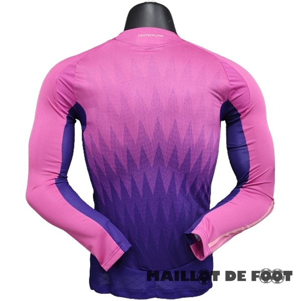 Foot Maillot Pas Cher Joueurs Exterieur Manches Longues Allemagne 2024 Purpura