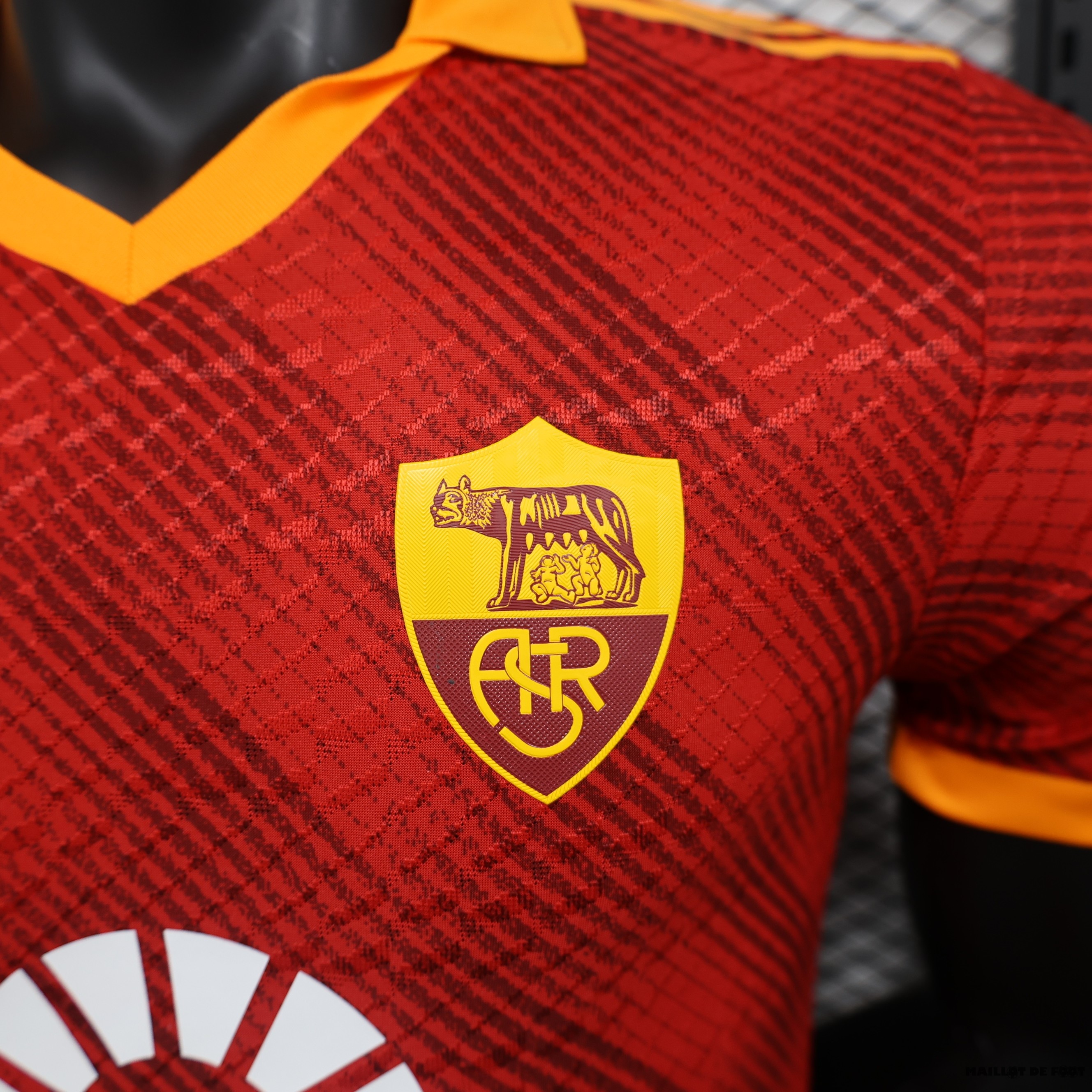 Foot Maillot Pas Cher Thailande Fourth Joueurs Maillot As Roma 2023 2024