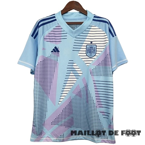 Foot Maillot Pas Cher Thailande Gardien Maillot Espagne 2024 Bleu
