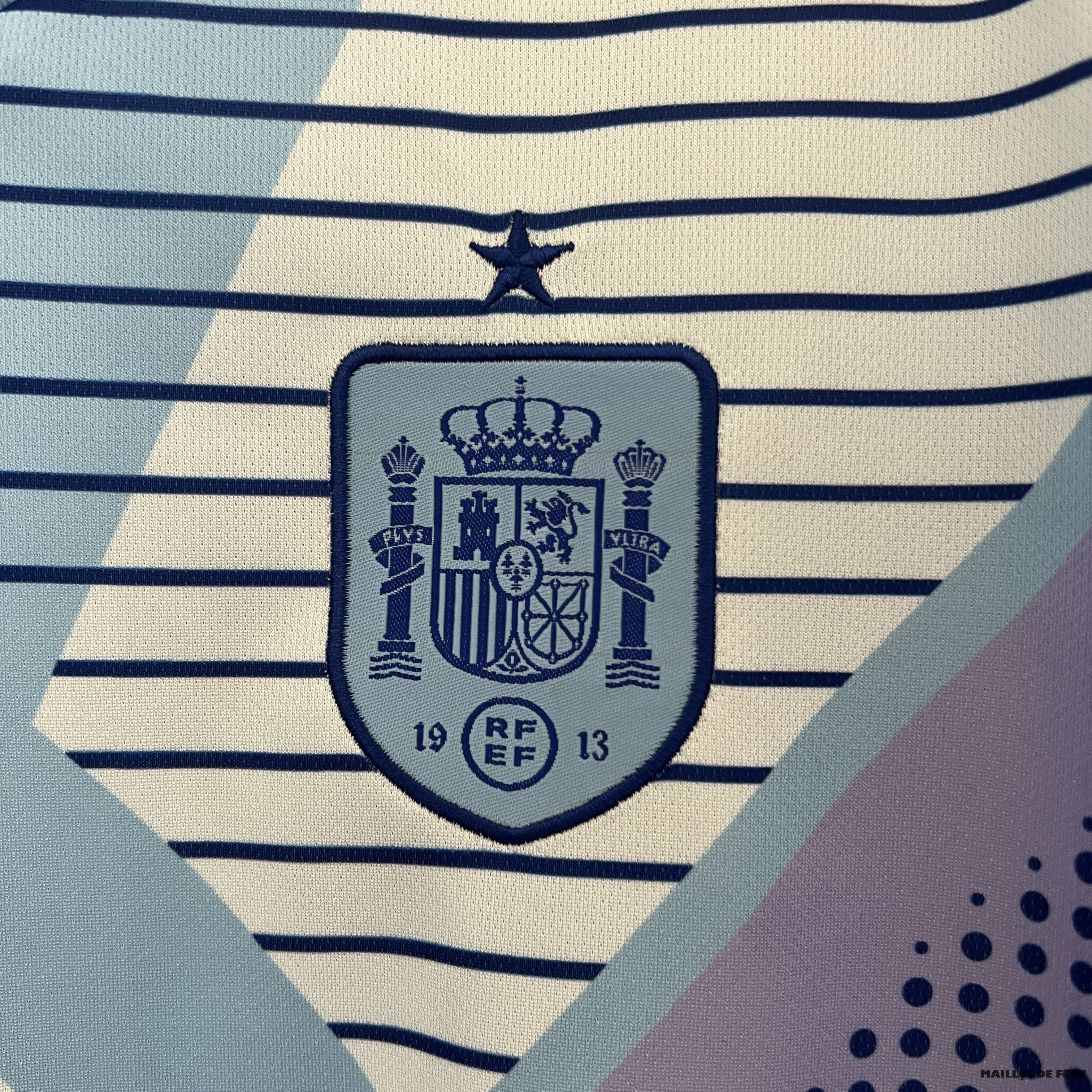 Foot Maillot Pas Cher Thailande Gardien Maillot Espagne 2024 Bleu