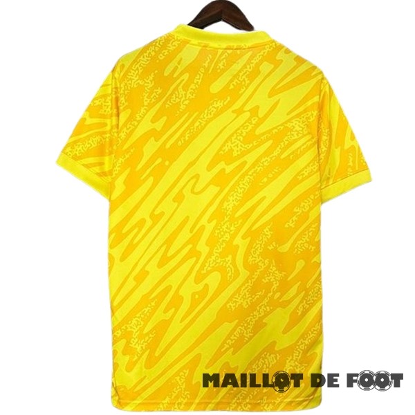 Foot Maillot Pas Cher Thailande Gardien Maillot Real Madrid 2024 2025 Jaune