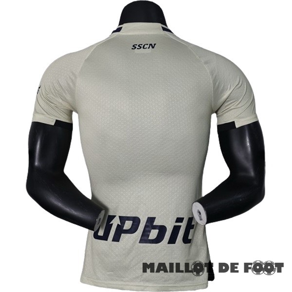 Foot Maillot Pas Cher Thailande Spécial Joueurs Maillot Napoli 2023 2024 Jaune