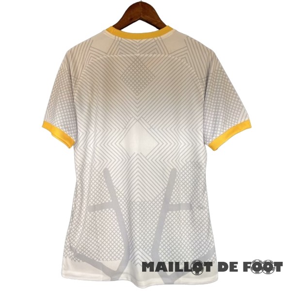 Foot Maillot Pas Cher Thailande Spécial Maillot Inter Milán 2024 2025 Blanc Jaune