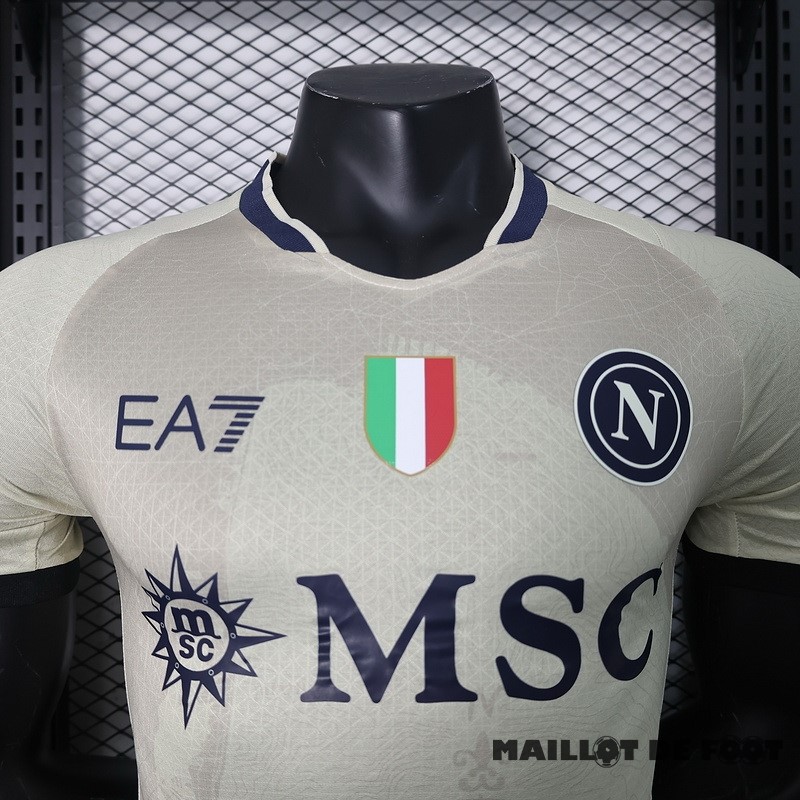 Foot Maillot Pas Cher Thailande Spécial Maillot Napoli 2023 2024 Jaune