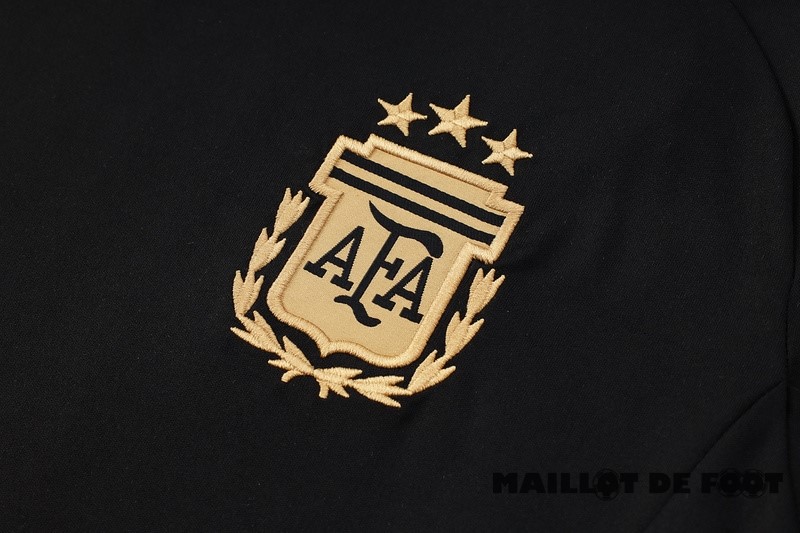 Foot Maillot Pas Cher Entrainement Argentine 2024 Noir Bleu
