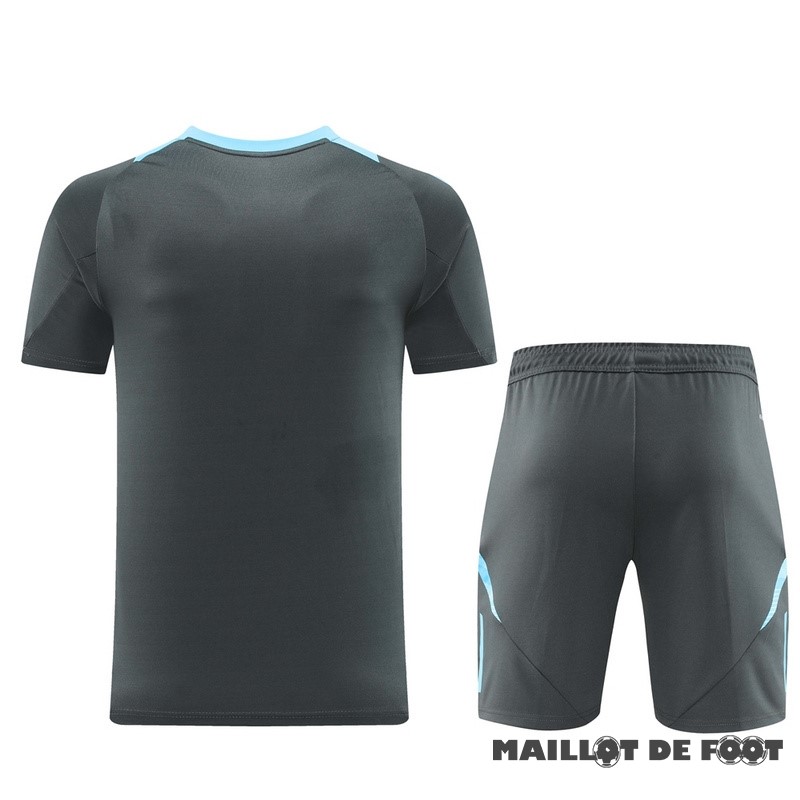 Foot Maillot Pas Cher Entrainement Ensemble Complet Argentine 2024 Gris Bleu