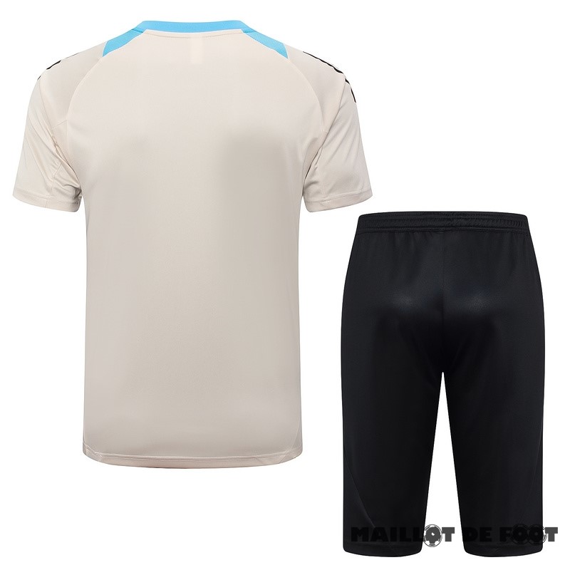Foot Maillot Pas Cher Entrainement Ensemble Complet Argentine 2024 Jaune Noir