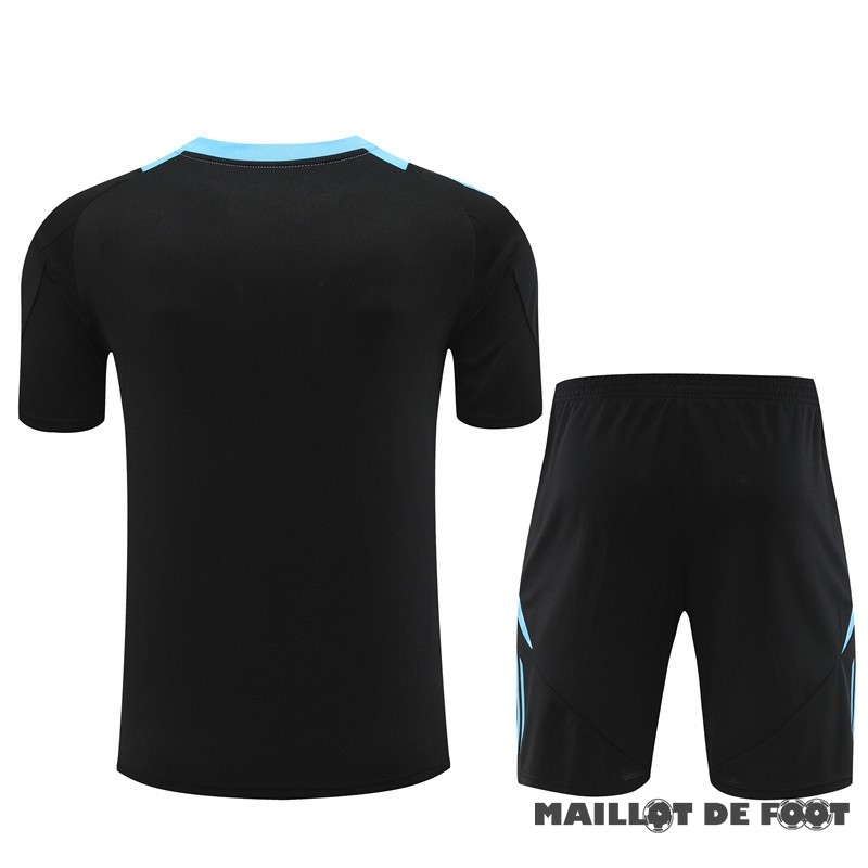Foot Maillot Pas Cher Entrainement Ensemble Complet Argentine 2024 Noir III Bleu