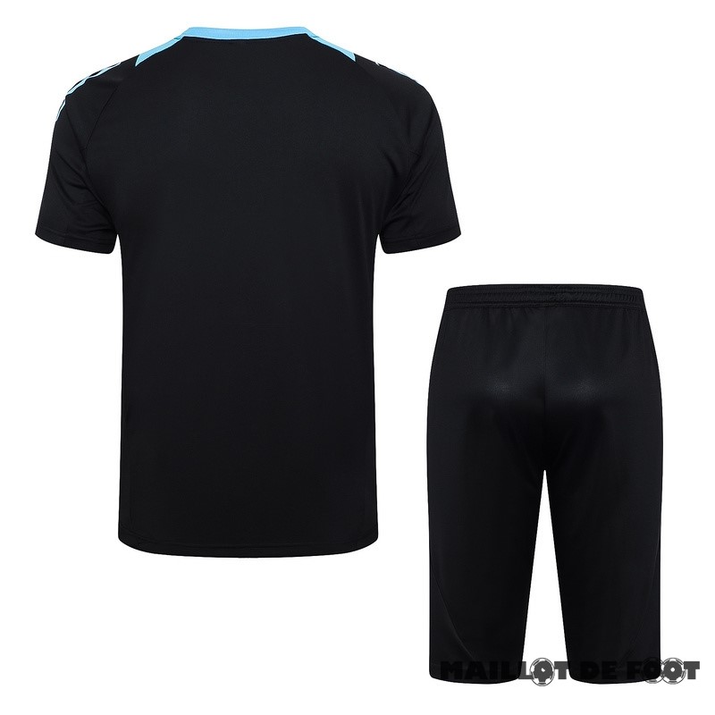 Foot Maillot Pas Cher Entrainement Ensemble Complet Argentine 2024 Noir II Bleu