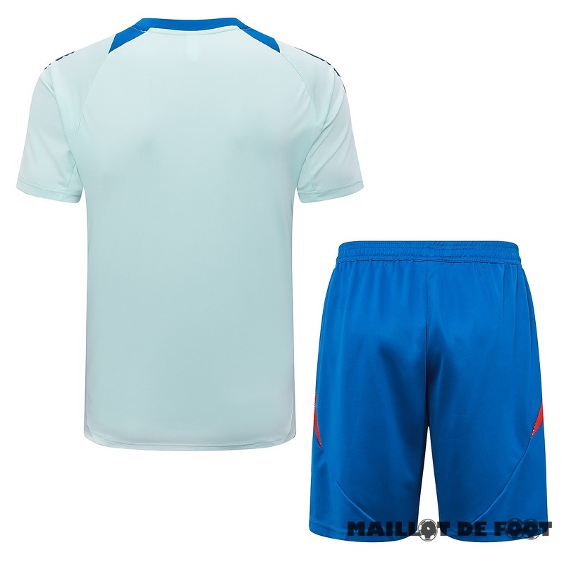 Foot Maillot Pas Cher Entrainement Ensemble Complet Espagne 2024 Bleu