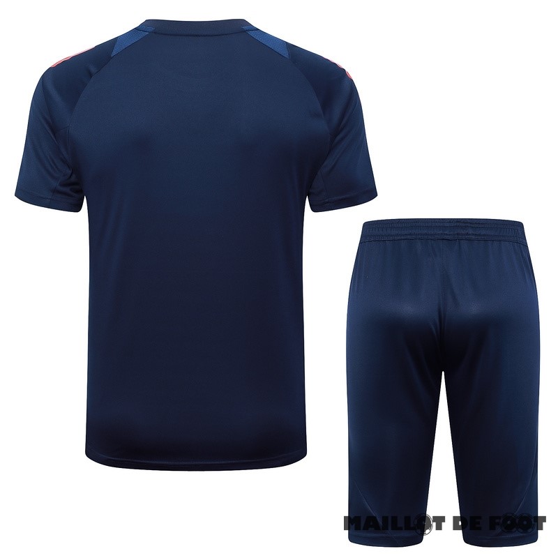 Foot Maillot Pas Cher Entrainement Ensemble Complet Italie 2024 Bleu Marine