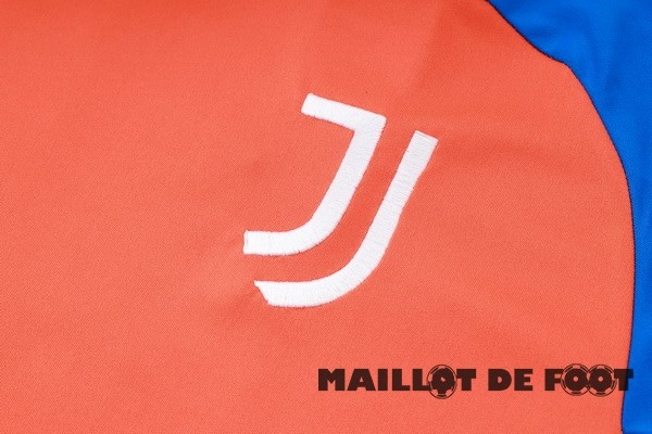Foot Maillot Pas Cher Entrainement Ensemble Complet Juventus 2024 2025 Orange Bleu
