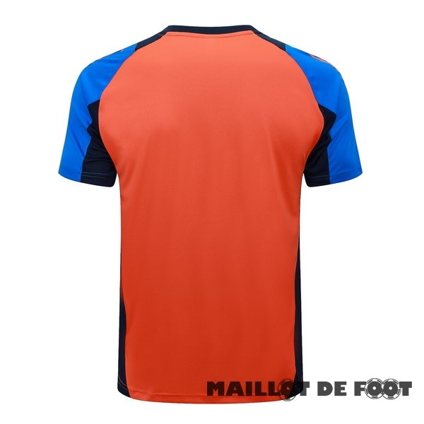 Foot Maillot Pas Cher Entrainement Juventus 2024 2025 Orange Bleu