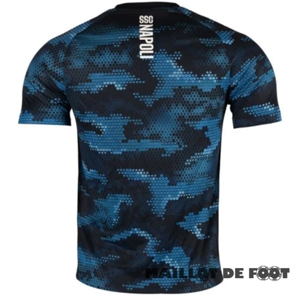 Foot Maillot Pas Cher Entrainement Napoli 2024 2025 Noir Bleu