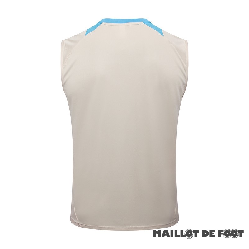 Foot Maillot Pas Cher Entrainement Sans Manches Argentine 2024 Jaune Bleu