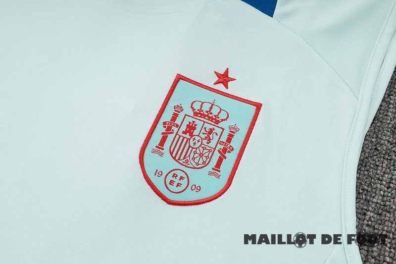 Foot Maillot Pas Cher Entrainement Sans Manches Ensemble Complet Argentine 2024 Bleu
